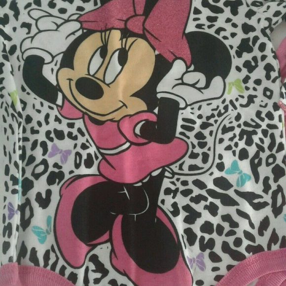 ❤❤❤Disney Minnie Mouse One Piece Body Suit & Pant - Picture 2 of 2